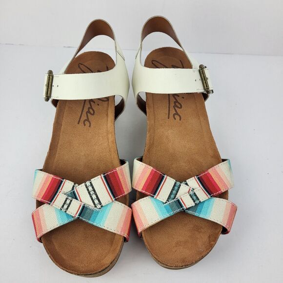 Zodiac Mabel Cork Ankle Strap Wedge Sandals - Picture 9 of 16
